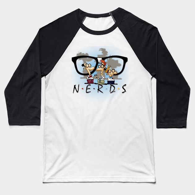 NERDS Baseball T-Shirt by Enzomadcap